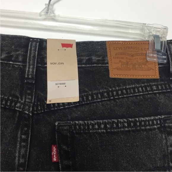 Levi’s High Rise Mom Jeans 30 NWT Gray - Picture 7 of 11